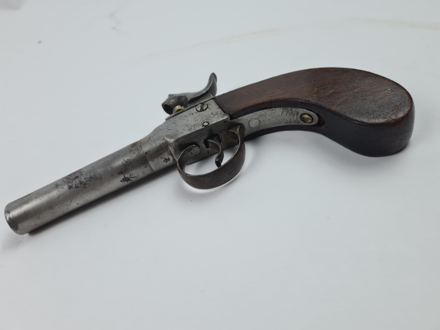19th Century Birmingham Proofed Muff Pistol