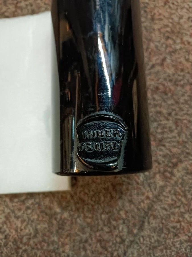 Explore our collection of 19th-century sealed moulded bottles. Featured: Inner Temple standing at 23cm high. In good condition for its age. Shop now!