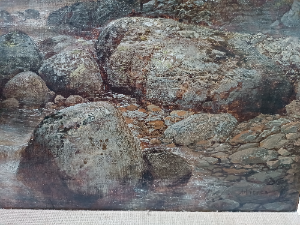 Discover the beauty of 19th century art with our Alfred Green riverscape oil painting. Explore its unique features and add elegance to your space. Shop now!