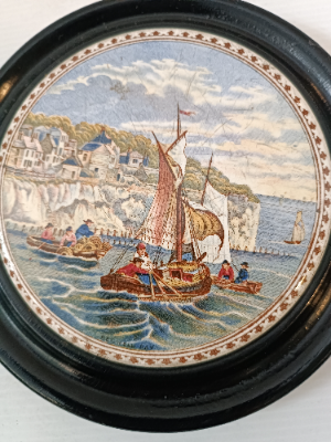 Explore our collection of early 20th century Prattware, featuring coloured prints from "Pegwell Bay". Experience the beauty of prints from Jesse Austin Process. Shop now!