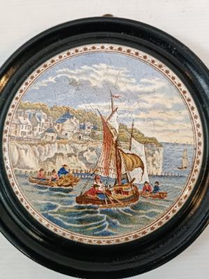 Explore our collection of early 20th century Prattware, featuring coloured prints from "Pegwell Bay". Experience the beauty of prints from Jesse Austin Process. Shop now!