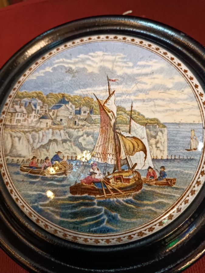 Explore our collection of early 20th century Prattware, featuring coloured prints from "Pegwell Bay". Experience the beauty of prints from Jesse Austin Process. Shop now!