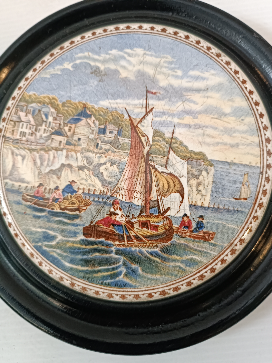 Explore our collection of early 20th century Prattware, featuring coloured prints from "Pegwell Bay". Experience the beauty of prints from Jesse Austin Process. Shop now!