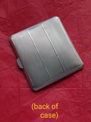 Stunning 1947 Birmingham Silver Cigarette Case