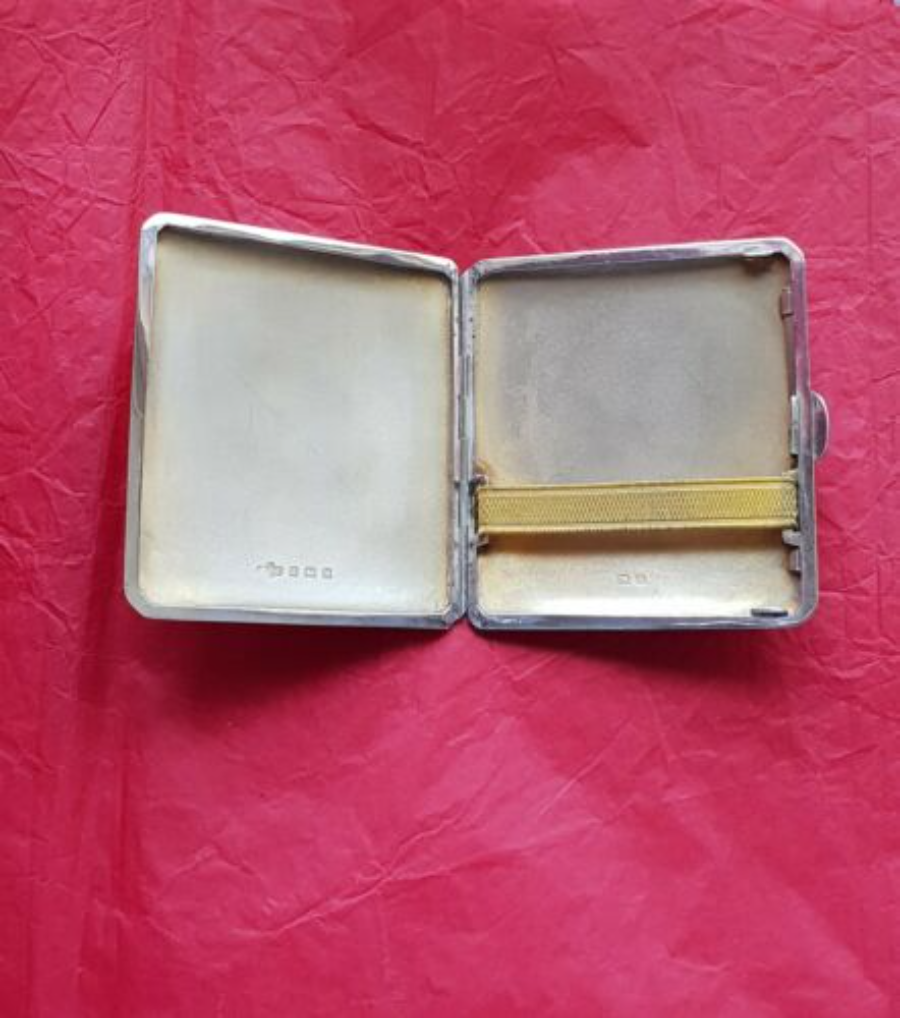 Stunning 1947 Birmingham Silver Cigarette Case