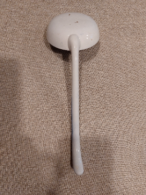 Blue And White Transferware Large Ladel