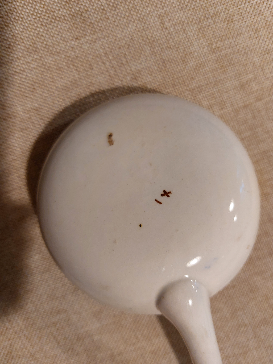 Blue And White Transferware Large Ladel