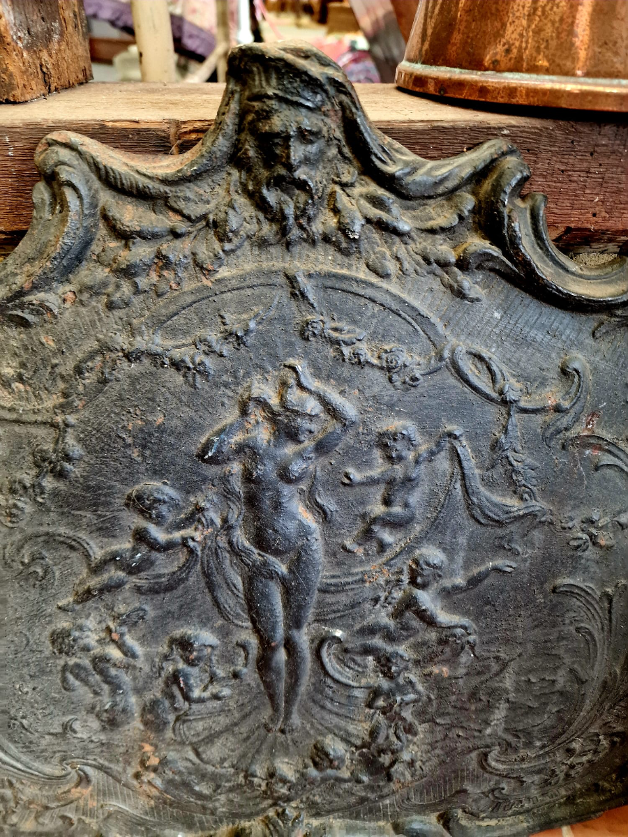 Cast Iron Plaque.