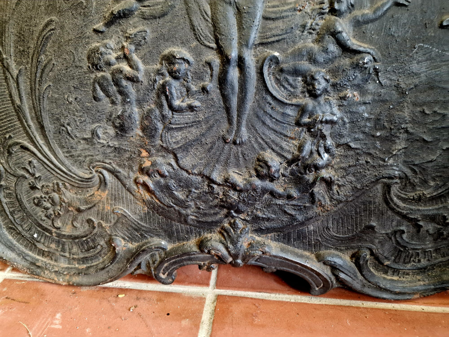 Cast Iron Plaque.