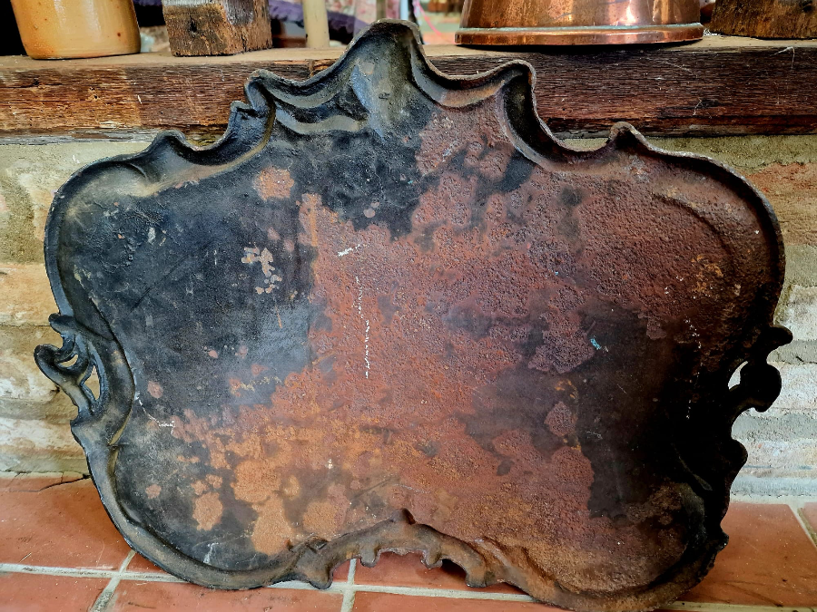 Cast Iron Plaque.