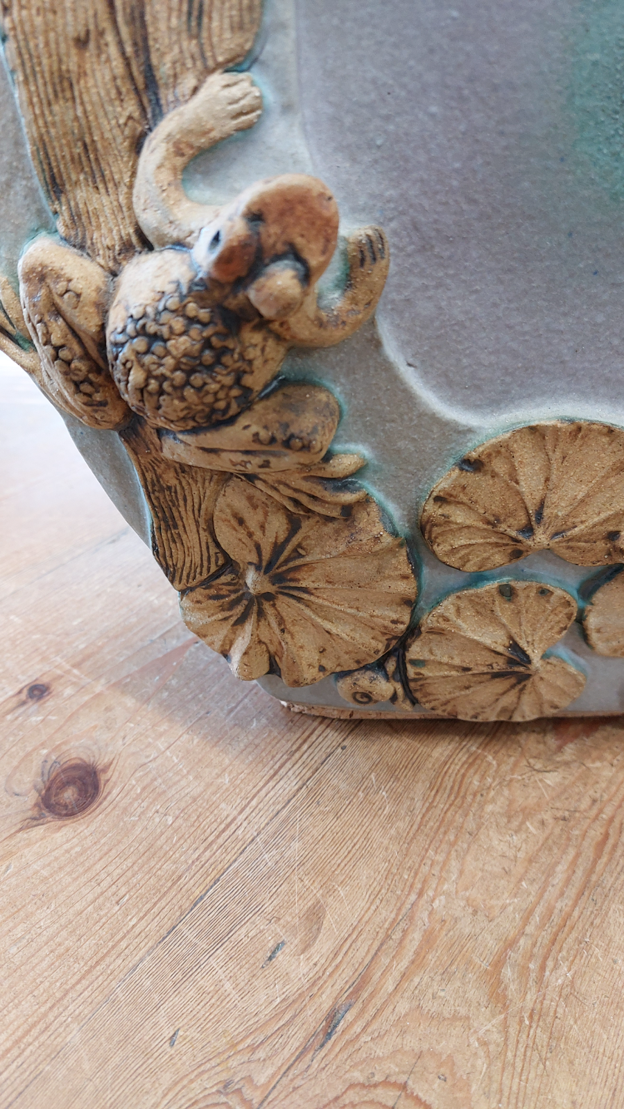 Bernard Rooke Pottery Dragonfly Clock