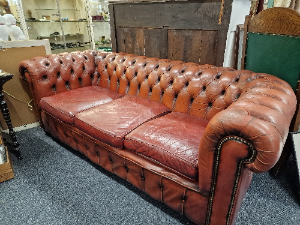 Red Chesterfield Sofa