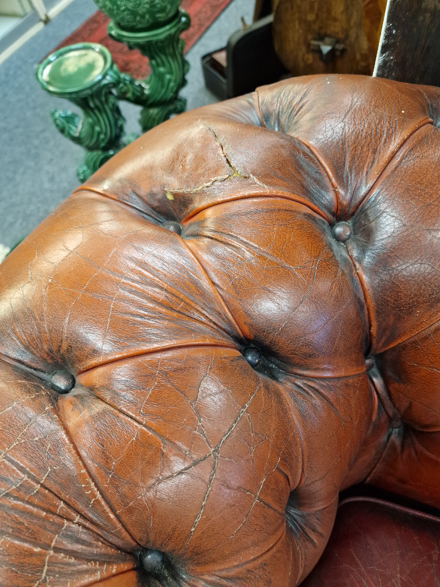 Red Chesterfield Sofa