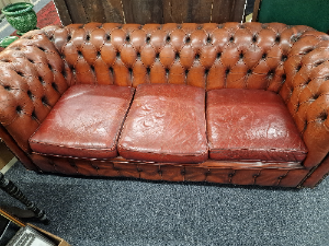 Red Chesterfield Sofa