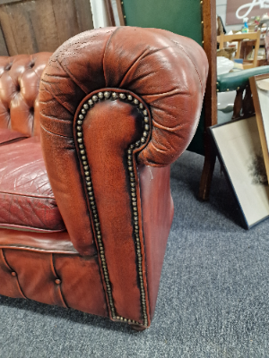 Red Chesterfield Sofa