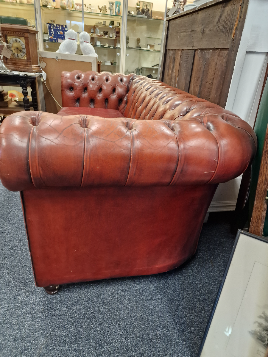 Red Chesterfield Sofa