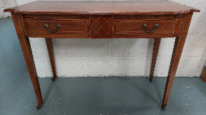 Georgian Hall Table On Castors