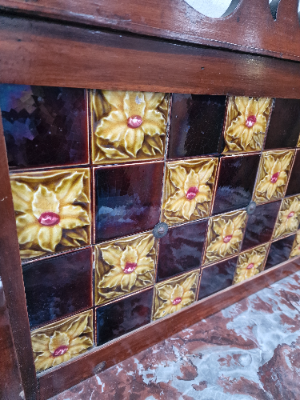 Victorian Washstand With Marble Top