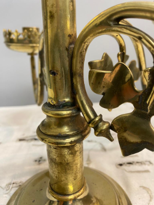 Brass Six Tier Church Candle Holder