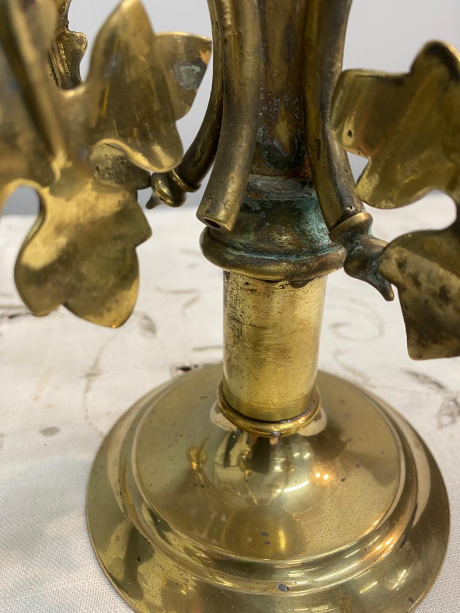 Brass Six Tier Church Candle Holder