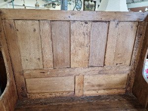 Vintage Pine Monks Bench Settle