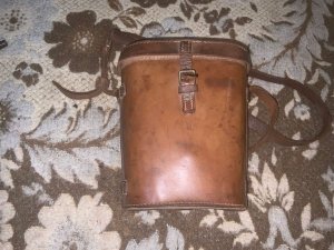 British Military Binoculars And Case