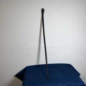 British Army Officers Leather Covered Swagger/whip Stick