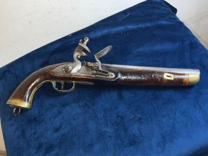 Flintlock Pistol Russian, Napoleonic Era.