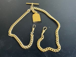 Victorian Double Albert Chain With American Fob.