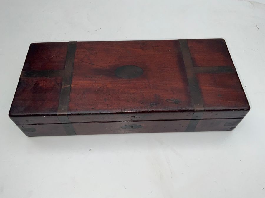 Primary image for Guns Mahogany Brass Bound Fitted Case