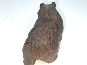Beautiful carved lovely glass eyed just a fantastic bear, offering free delivery worldwide reference sb. Tel: we accept online payments for all our items listed: bank transfer cash on collection personal cheques or if wishing over the phone using your debit or credit cards, also doing layby payments plan, or email giving your address details & contact number and we shall send you your items invoice to make