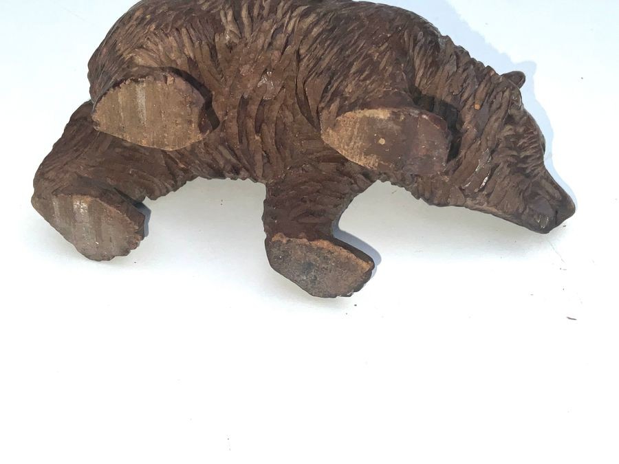 Bear Black Forest Carved Victorian