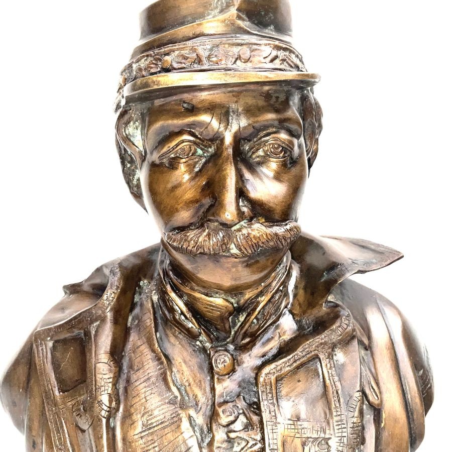 Marshal Pétain Bronze Bust