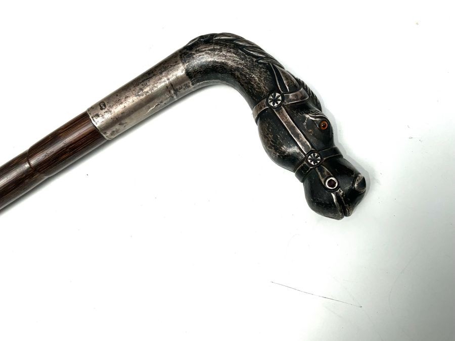 The Finest Gentleman’s Walking Stick Sword Stick With Silver Horses Head Handle