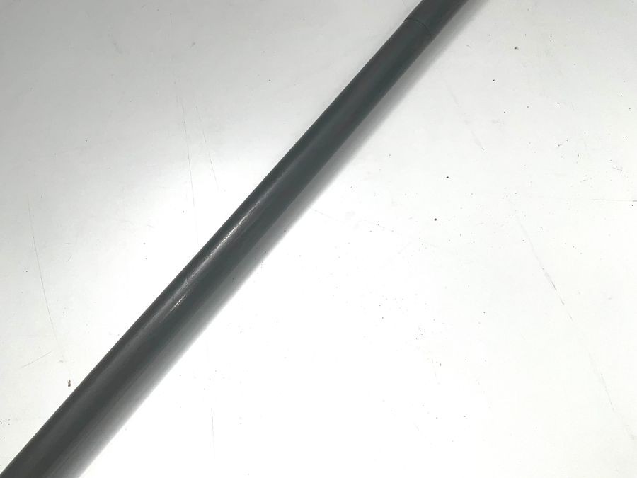 Horn Handled Gentleman’s Walking Stick Sword Stick With Silver Collar