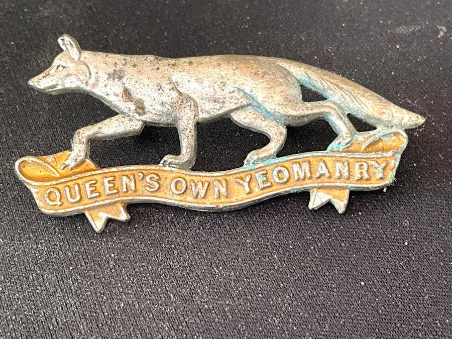 Primary image for Queens Own Yeomanry Cap Badge