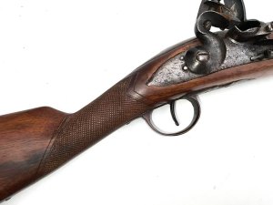 English made, the best of quality conditions superb, heavy and large in size probably coach use, the actions strong and in perfect working order, overall length of 76 cm height 15 cm diameter of barrels mouth being 5 cm, the rounded section of barrel is damascus as is the hexagon section has makers mark on back plate not sure who but has date of 1790, been in family for 200 years so it’s pristine, offering free uk delivery reference bbc4 tel: we accept online payments for all our items listed: bank transfer cash on collection personal cheques or if wishing over the phone using your debit or credit cards, also doing layby payments plan, or email giving your address details & contact number and we shall send you your items invoice to make