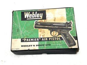 Webley Premier .22 Pistol Original Box