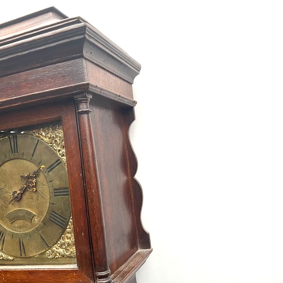James Yardley 18th Century Oak Long Cased Clock