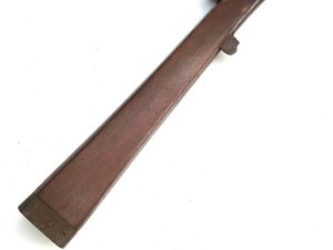 Still in reasonable good condition action works as it should very heavy length in total of 163 cm height 9 cm depth 6 cm mid 17th century possibly saw action during english civil war,