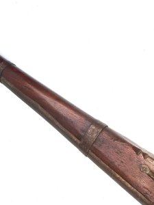 Still in reasonable good condition action works as it should very heavy length in total of 163 cm height 9 cm depth 6 cm mid 17th century possibly saw action during english civil war,