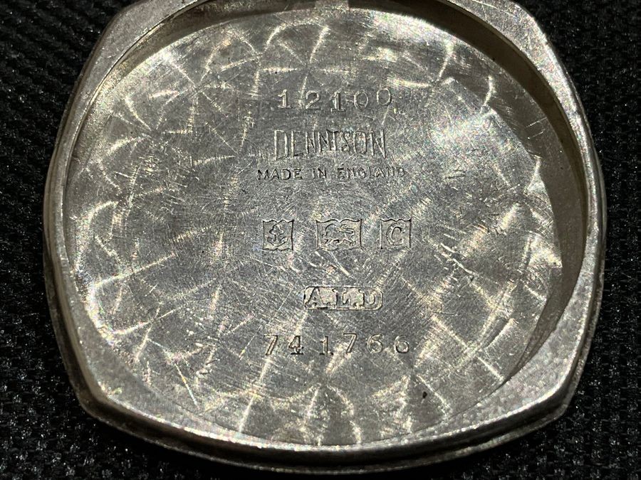 Goldsmiths & Silversmiths Mans Silver Wristwatch