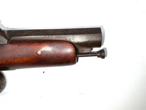 Circa 1850 condition very good action working as it should length 22 cm height 12 cm depth 5 cm bore 10 cm,