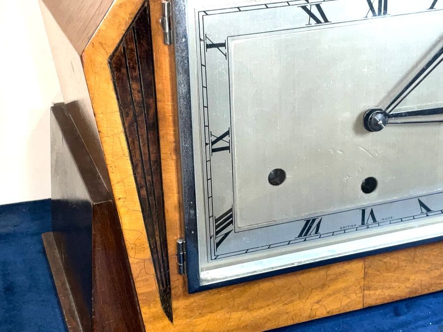Art Deco Perivale Westminster Chime Mantle Clock