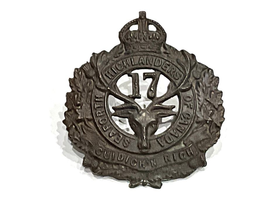 Primary image for Seaforth Highlanders 17th Canadian Cap Badge