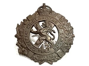 Cameron Highlanders 43rd Of Canada