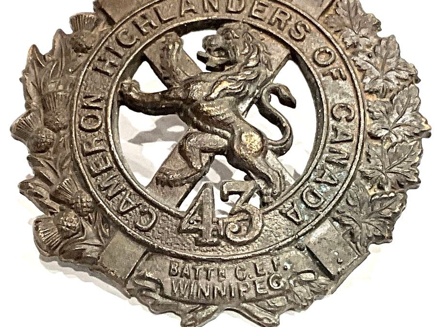 Cameron Highlanders 43rd Of Canada