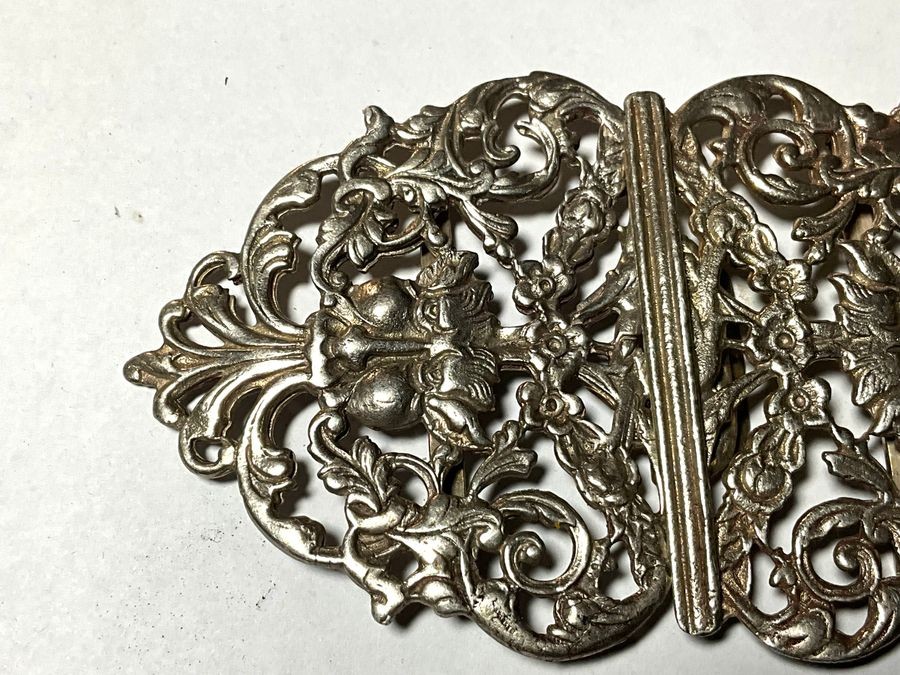 Matron Nurse Solid Silver Buckle
