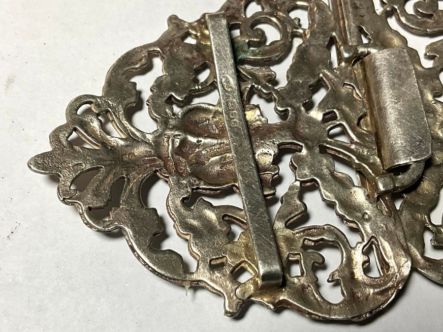 Matron Nurse Solid Silver Buckle
