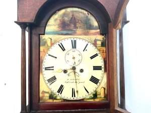 Ashby-de-la-zouch clock. Ashby, is a market town and civil parish in the north west leicestershire district of leicestershire, england, borders derbyshire and staffordshire. Movements been fully restored, nice quality oak and mahogany case in good condition, standing 88 inches tall width at base 21 inches depth 24 inches dials 13 inches comes with weights pendulum and key, offering free uk delivery with set up. Tel: we accept online payments for all our items listed: bank transfer cash on collection or if wishing over the phone using your debit or credit cards, also doing layby payments plan, or email giving your address details & contact number and we shall send you your items invoice to make
